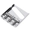 Electric Guitar Saddle Bridge 3‑Saddle Fixed for TL Set Replacement Electric InstrumentSilver