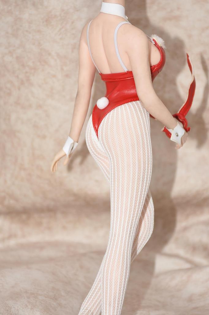 Scale GS Style Action Figure Set for TBLeague Sexy Beautiful Female Leather Bunny Girl Outfit and Head Not [TOYBARJAPAN] 1/6 Body, (Body Included) (B