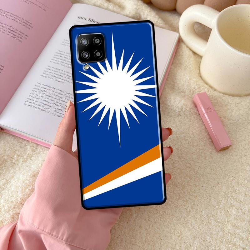 

Флаг Маршалловых островов для Samsung Galaxy A16 A26 A36 A56 A06 A53 A33 A13 A12 A32 A52 A55 A35 A15 A54 A34 A14 Чехол Samsung A56