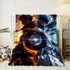 Cartoon Jujutsu Kaisen Throw 240g Flannel Blanket Lightweight Soft Skin-friendly Summer Thin Throw Blanket