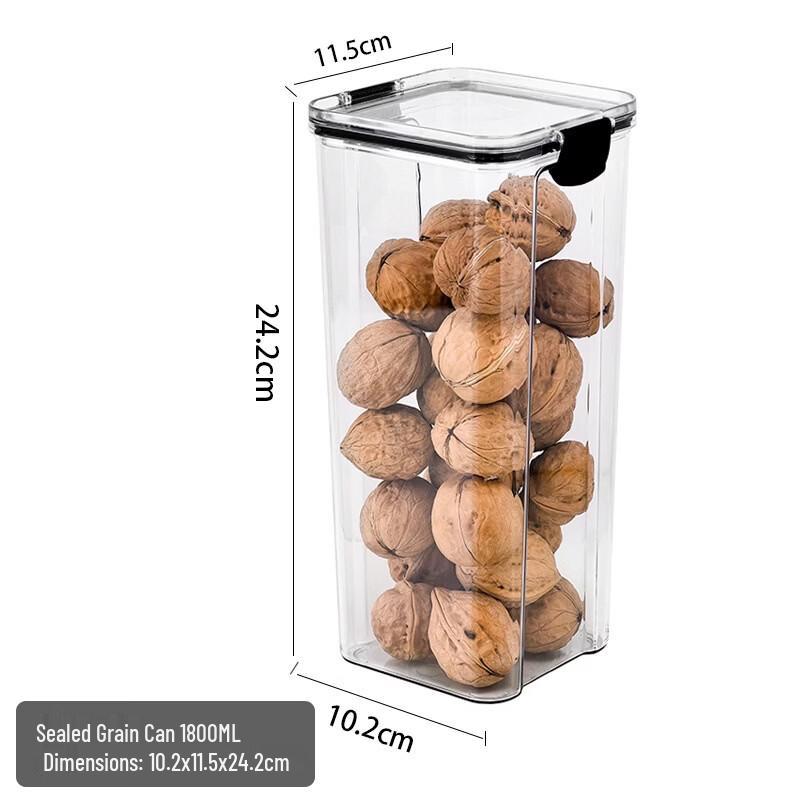 

ZISIZ Plastic Kitchen Food Storage Container