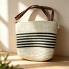 Straw bag women's summer bag fashion tote bag large capacity woven bag bucket bag women's bag