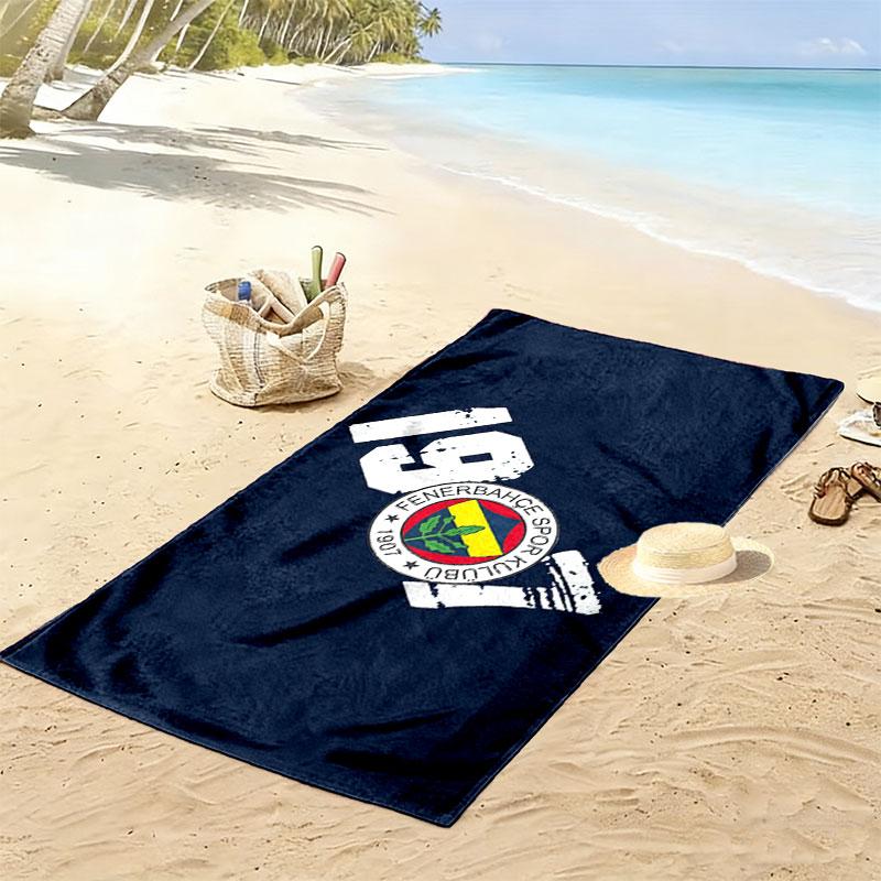 Fenerbahce SK Print Strandlaken, Groot Zacht Sneldrogend Handdoek voor Strand Camping Zwemmen