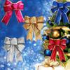 Kolip Bowknot 5 Colors Glittering Powder Bow Christmas Tree Party Gift Christmas Decorations