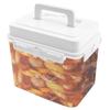 Pote de Picles de 5L com Prato de Prensagem à Prova de Vazamento Organizador de Cozinha Recipientes Para Conserva de Pepino Sauerkraut Azeitona E Kimchi
