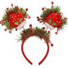 Santa Claus Pattern Christmas Headbands Christmas Party Headbands  New Year Celebration
