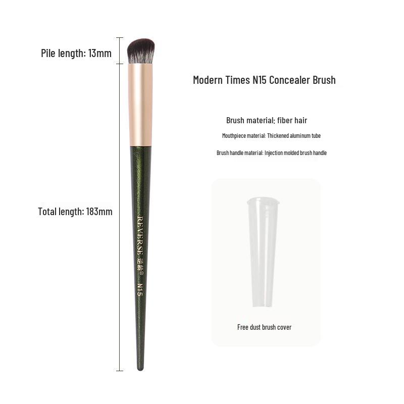 

Anti-Aging N15 Angled Concealer Brush: Seamless Fingertip Makeup Applicator