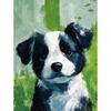 Heilung Süßer Papagei Hund Panda Schwein Tiere Porträt Poster Leinwanddrucke Wand Ölmalerei Wohnzimmer Schlafzimmer Heimdekoration