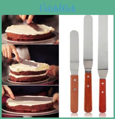 Various Cream Thickening Spatula Curved Scraping Cake Mounting Baking Tools