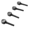 4Pcs Violin Tuning Peg Portable Fine Appearance Wood Violin Peg Replacement Black M00592