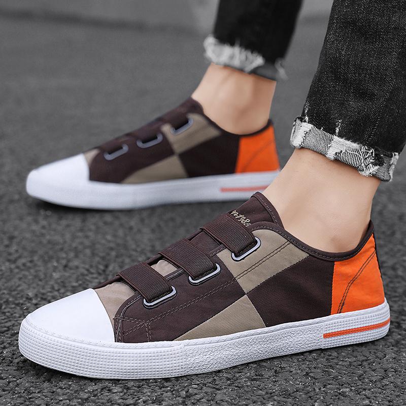 Fashion Men Canvas Shoes Ultralight Breathable Casual Men Shoes Spring Summer Comfortable Loafers Lazy Driving Flats Zapatos De Hombre