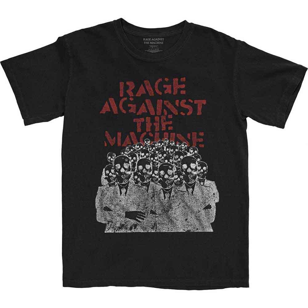 

Rage Against The Machine Crowd Masks T-Shirt Black New Unisex T-Shirt XXXL