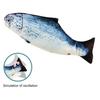 Flopping Fish Cat Toy Rechargeable Soft Stuffed Fish Interactive Chew Toy Realistic Fish Cat