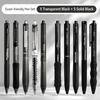 Xiaomi 5/10Pcs Minimalist Transparent 0.5mm Ballpoint Pen Set Large Capacity Quick-Drying Black Gel Pens Fashion Office Signature Pen