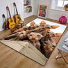 "Sphynx Cats Group Portrait" Patterned carpet, suitable as a non slip play mat for the living room and bedroom sofa