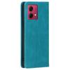 For Motorola Moto G84 5G Case Calf Texture Shock Absorbing Stand Phone Cover