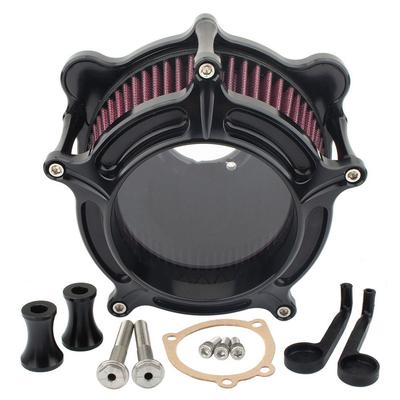 1pcs CNC Black Air Cleaner Intake Filter For H1arley EVO Twin Cam Dyna Softail Fatboy