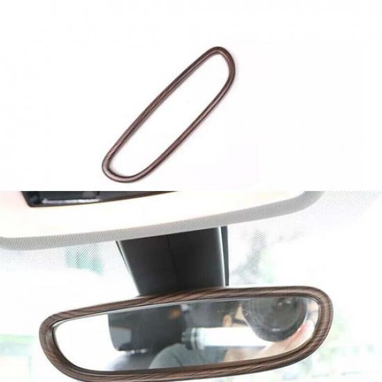 Middle Console Wood Grain 15- For BMW 2 Series Touring Rearview Mirror Frame