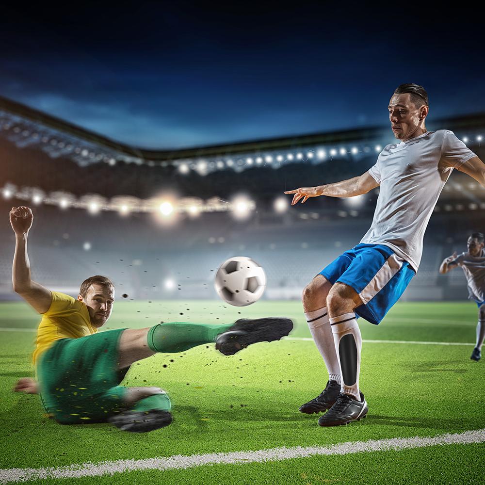 Leichte Fußball-Schienbeinschoner Schienbeinschoner Schienbeinschoner Ärmel Neue Fußball-Schienbeinschoner Unisex