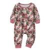 Matching Family Christmas Print Flannel Homewear Set Long-Sleeve Top And Pants
