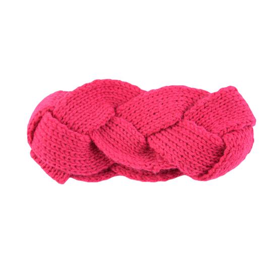 

Теплые повязки на голову Twist Design Вязание крючком шерстяная пряжа Головные повязки для девочек для спортзала розы красного