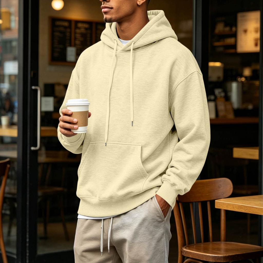 Men's Long Sleeve Hoodie Sweatshirt for Casual Everyday Wear