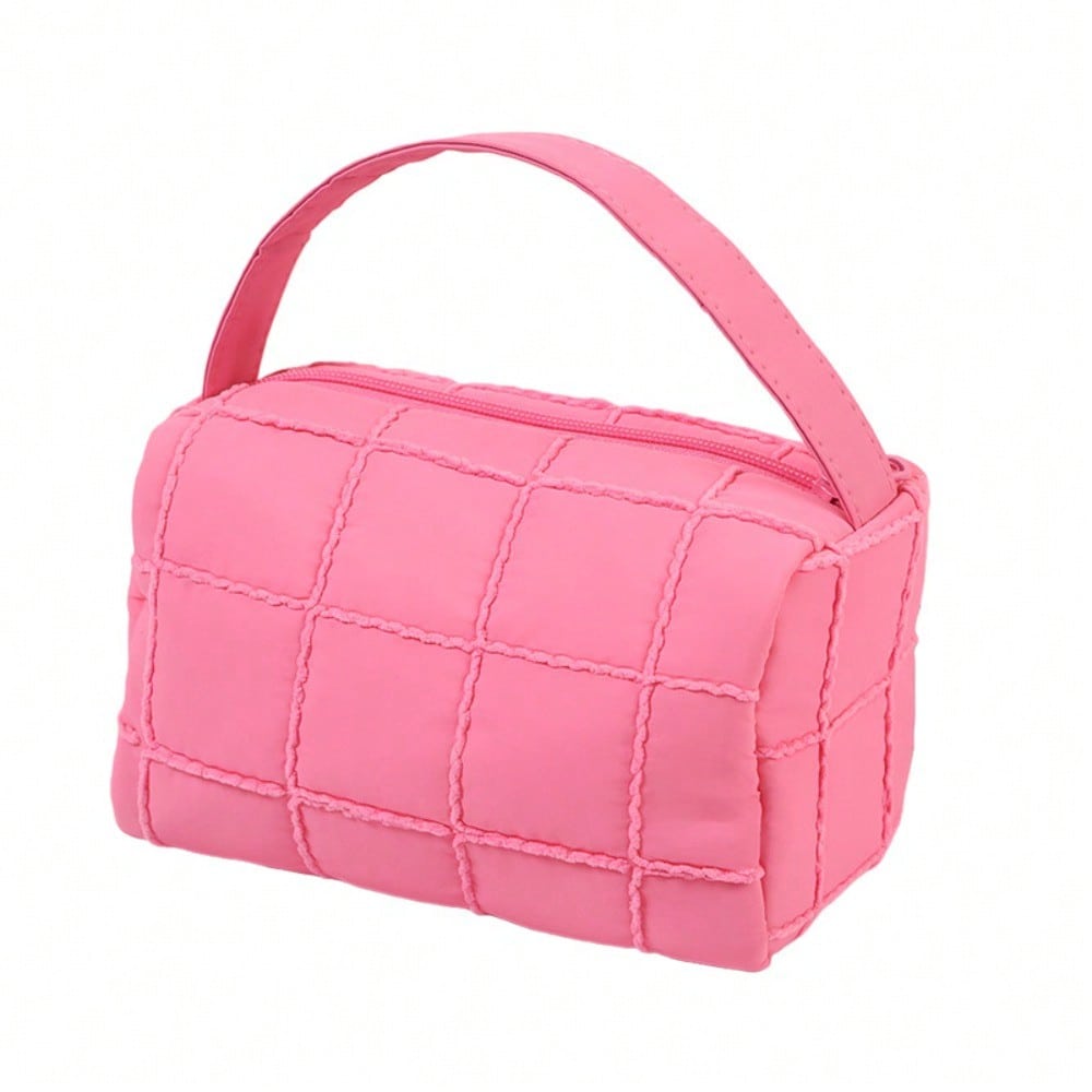 Large capacity cosmetic bag, new women's wash storage bag, high-end simple travel portable cosmetic bag