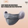 Wind proof Earmuffs Warm Fleece Ear Protections Breathable Mask Winter Outdoor Riding Half Face Mask Winter Warm Scarf