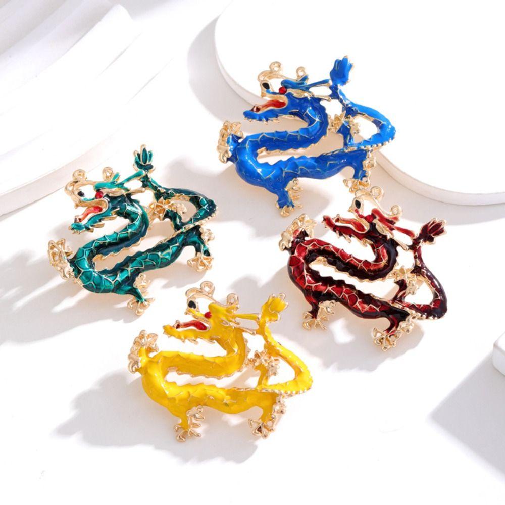 

Личность Китайский дракон Брошь Китайский стиль Старший Булавка Ювелирные изделия Пальто Аксессуар Костюм Корсаж Мужчины 01