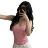 Summer new pure desire wind sling vest female slim and thin off-the-shoulder design versatile temperament top
