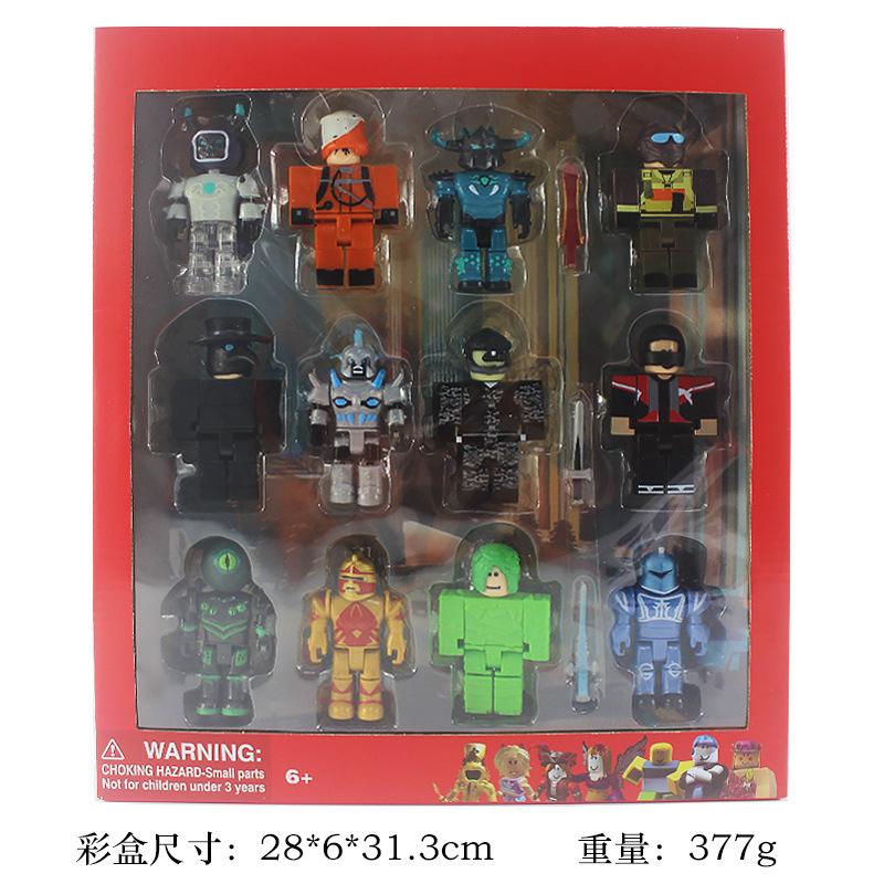 Roblox Action Figures Pcs To Inch Collectible Virtual Game Character Toys With Accessories Box Set For Kids Collectors 12 2.5 3 Poseable Articulated