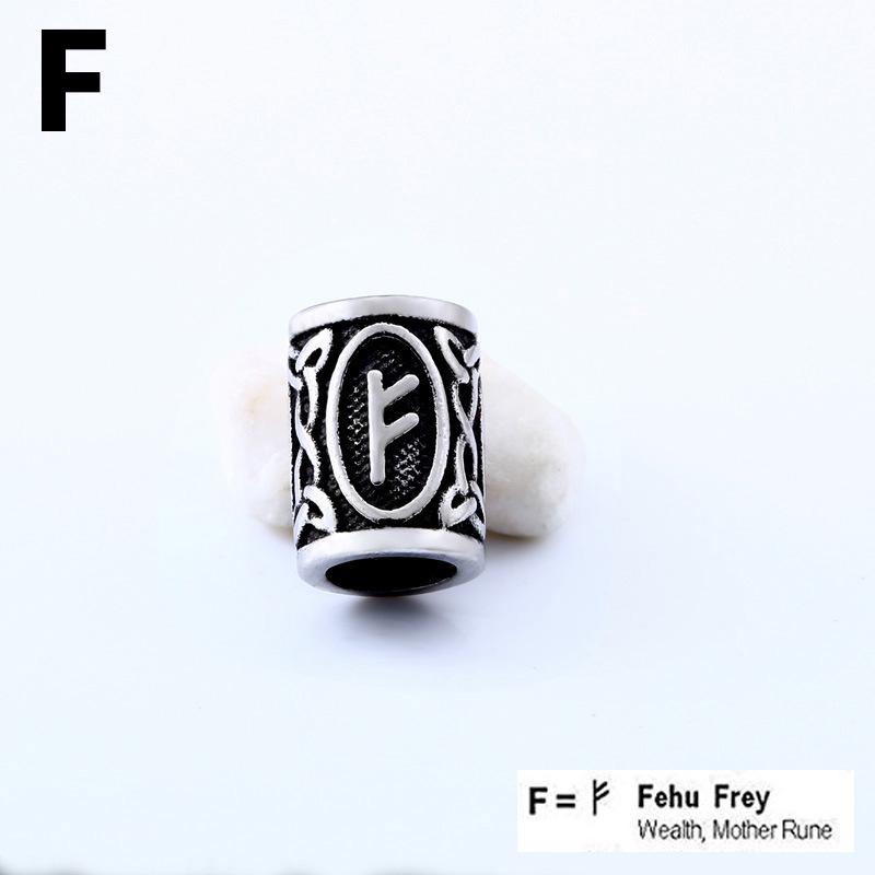 

BEIER Скандинавські Рунічні Літери Вікінгів Титанові Нержавіюча Сталь Намистини - Ретро Аксесуари для Рукавів