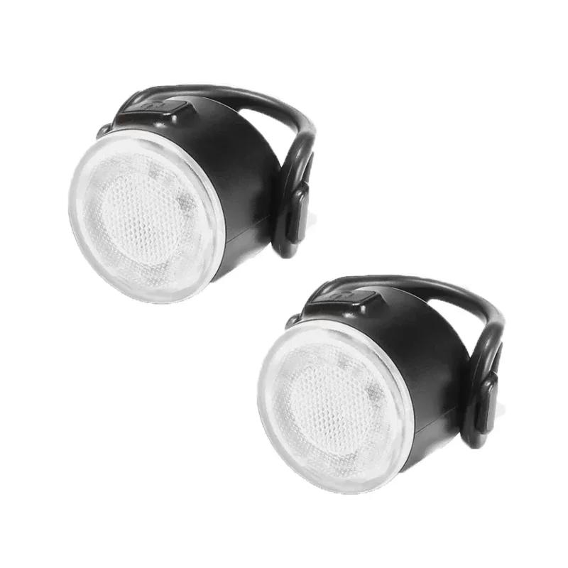 Bicycle Taillights Red/White Waterproof MTB Bike Lamp Battery Powered Warning Cycling Tail Light LED Headlight Rear Lamp 6 Modes