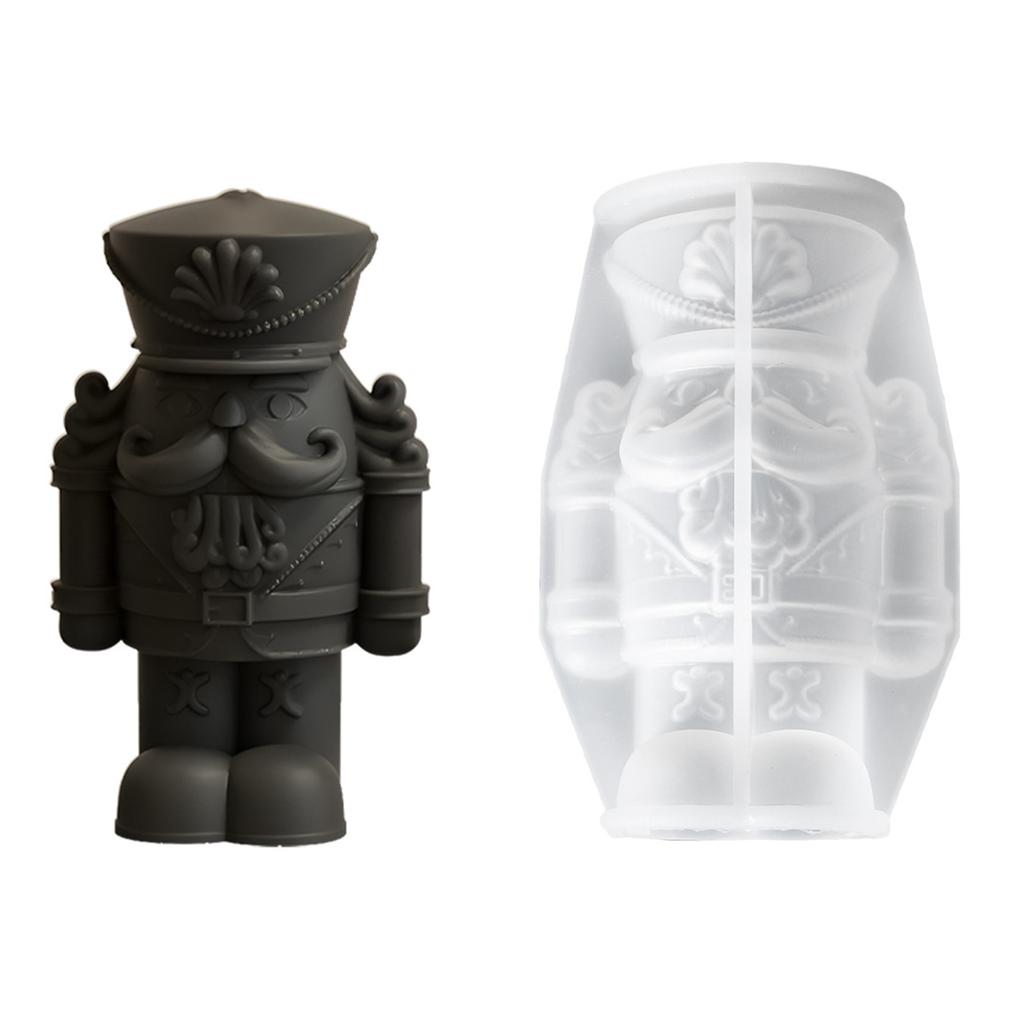 Silikonové formy pro tvoření Realistické formy na figurky krále vojáka Silikonová textura Vhodné pro pryskyřičné a sádrové projekty