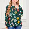 Christmas Day Sweatshirts For Children Boys And Girls Knit Sweater Cute Shirt Fall Crewneck Pullover Tops