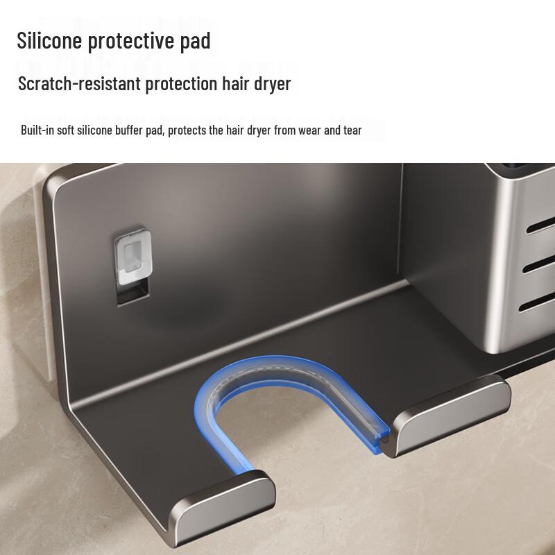 Wandmontierter Haartrockner-Aufbewahrungsständer