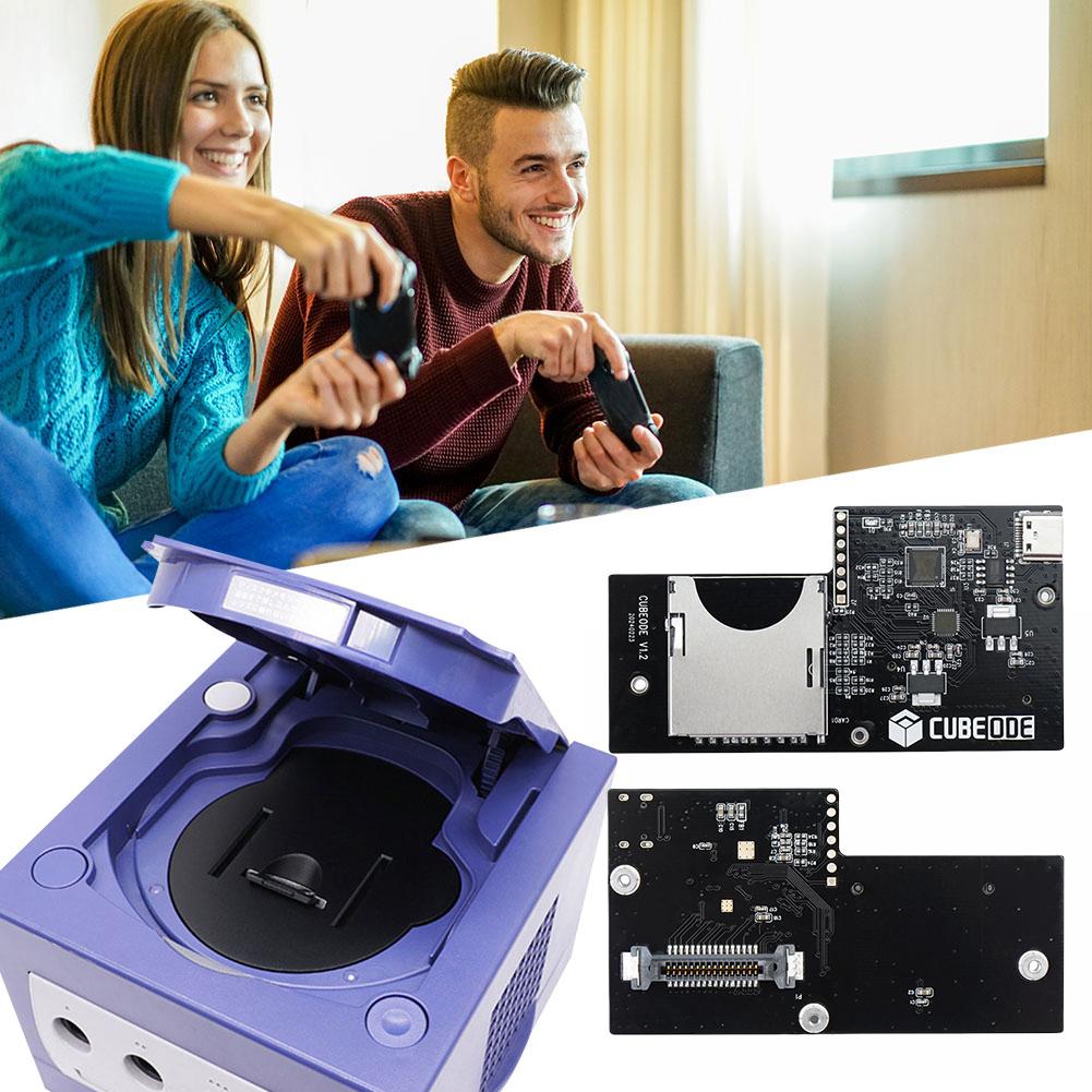CUBEODE V1.2 Console de Jeu Émulateur de Lecteur Optique Pas Besoin de SD2SP2/SDGecko Émulateur de Lecteur Optique pour Console de Jeu NGC GameCube