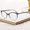 Cat'S Eye Plate Metal Retro Myopia Glasses Frame Trendy Girl Personalized Glasses Frame