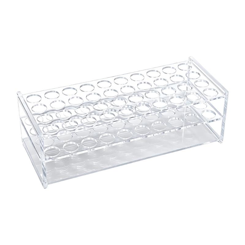 Test Tube Rack for Centrifuge Tube, Clear Test Tube Holder Centrifuge Tube Holder Labortory Display Stand for Test Tube