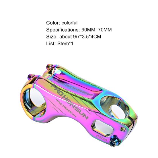 -17 Stopni 70/90mm Aluminiowy Mostek Kierownicy Rowerowej dla Roweru Górskiego Typu XC/AM