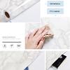 PVC Self-Adhesive Marble Wallpaper Kitchen Tile Stove Waterproof Oilproof Stickers Furniture Desktop Countertop Protective Film