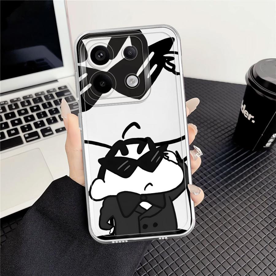 

C-Crayon Shin-Chans Kazama Case for Xiaomi Redmi Note 14 Pro Plus 12S 13C 10S 11S 14C A4 12 9 10 11 Note 13 Soft Phone Cover Redmi Note 12 Pro+