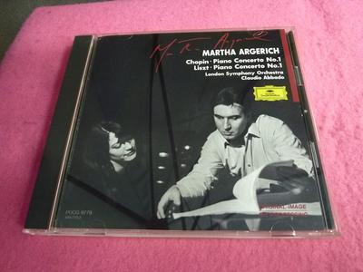 CD MARTHA ARGERICH  Chopin Piano Concerto No. 1 POCG9779  1996 Japan Classical Used
