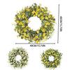 ABS Vibrant Front Door Wreath For Spring Wildflowers In Full Bloom Wedding Wreaths For Front Door