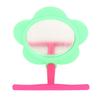 Plastic Material Parrot Mirror Stand Toy Flower Shape Bird Cage Mirror Toy  For Budgie