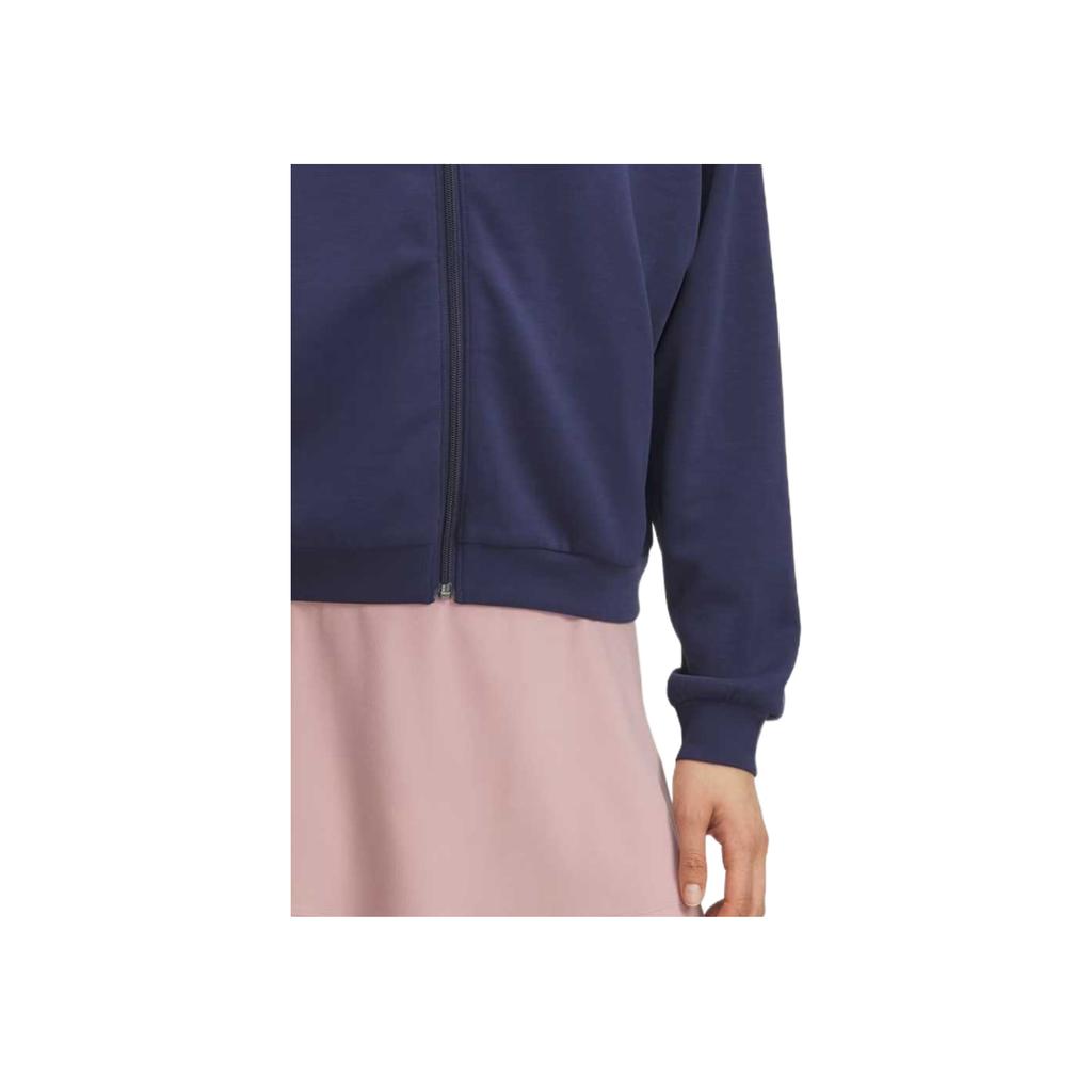 Under Armour Meridian Lounge Long Sleeve Zip Solid High Neck Quick Dry Jacket Women Jackets 6007963-403