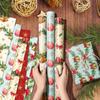 Holiday Wrapping Paper Festive Christmas Party Decorations Diy Craft Paper Printed Christmas Wrapping Paper For Gift Wrapping