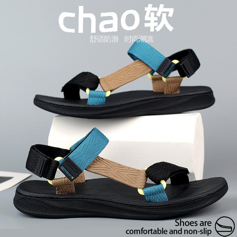 

Летние новые вьетнамские сандалии мужские дышащие парные корейские шлепанцы повседневная носка нескользящие пляжные туфли студенческие 45