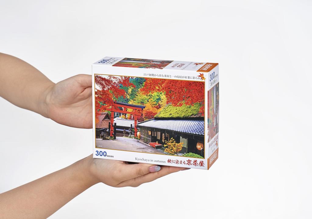 [Made In Japan] Beverly 300-piece Jigsaw Puzzle: Kyoto Teahouse In Autumn (26 X 38 Cm) 300-108