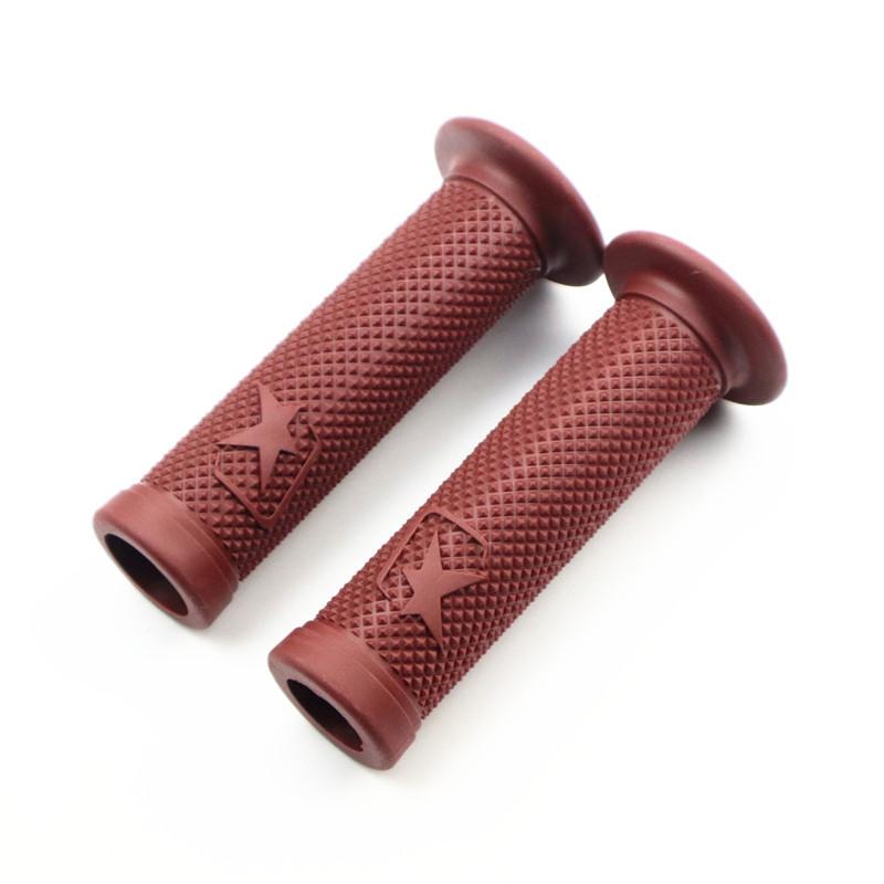 Motorcycle Grip Handle Vintage Silicone Rubber for 7/8/9 Inch Motorcycle Handle Cover Motorcycle Moped Modification Parts